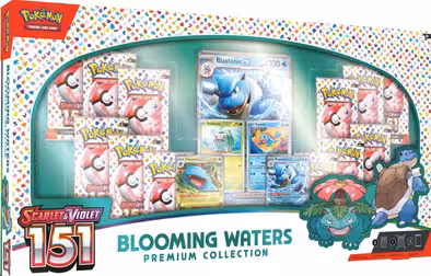 POKEMON BLOOMING WATERS 151 PREMIUM COLLECTION